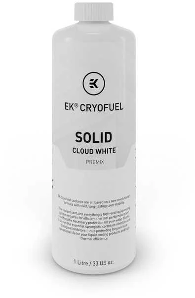 Ek Water Blocks EK vandens blokai EK Vanduo blokai EK-CryoFuel kietas premiksas, debesų baltumo – 1000 ml