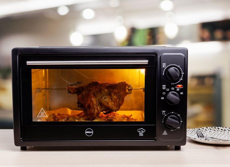 Mikrobangų krosnelė Oven ELDOM PR500 (2000W, juodos spalvos)