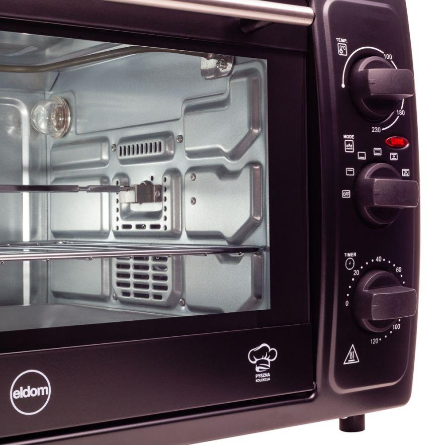 Mikrobangų krosnelė Oven ELDOM PR500 (2000W, juodos spalvos)