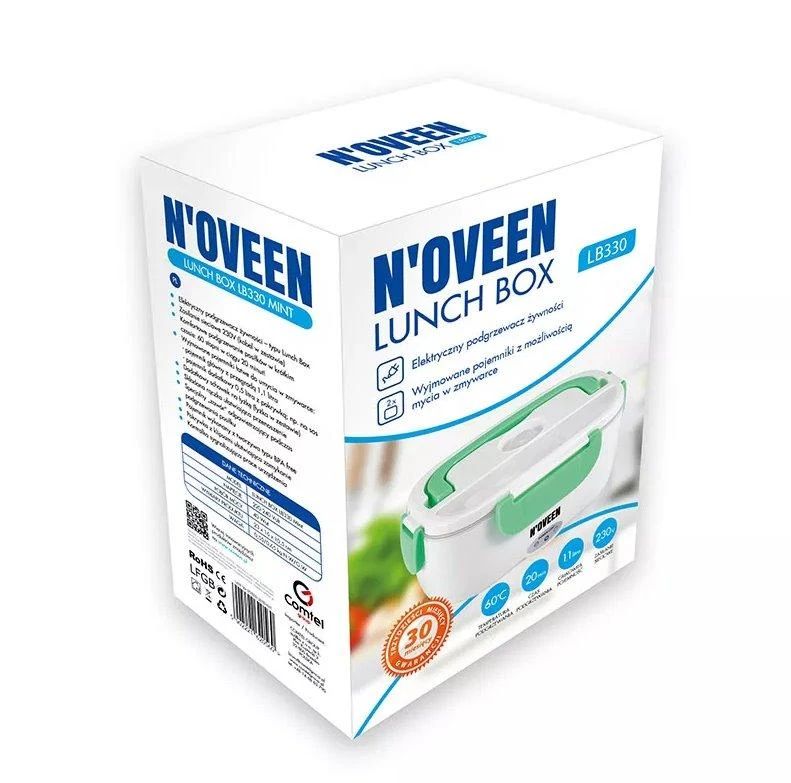 N'oveen LB330 elektrinė priešpiečių dėžutė, žalia