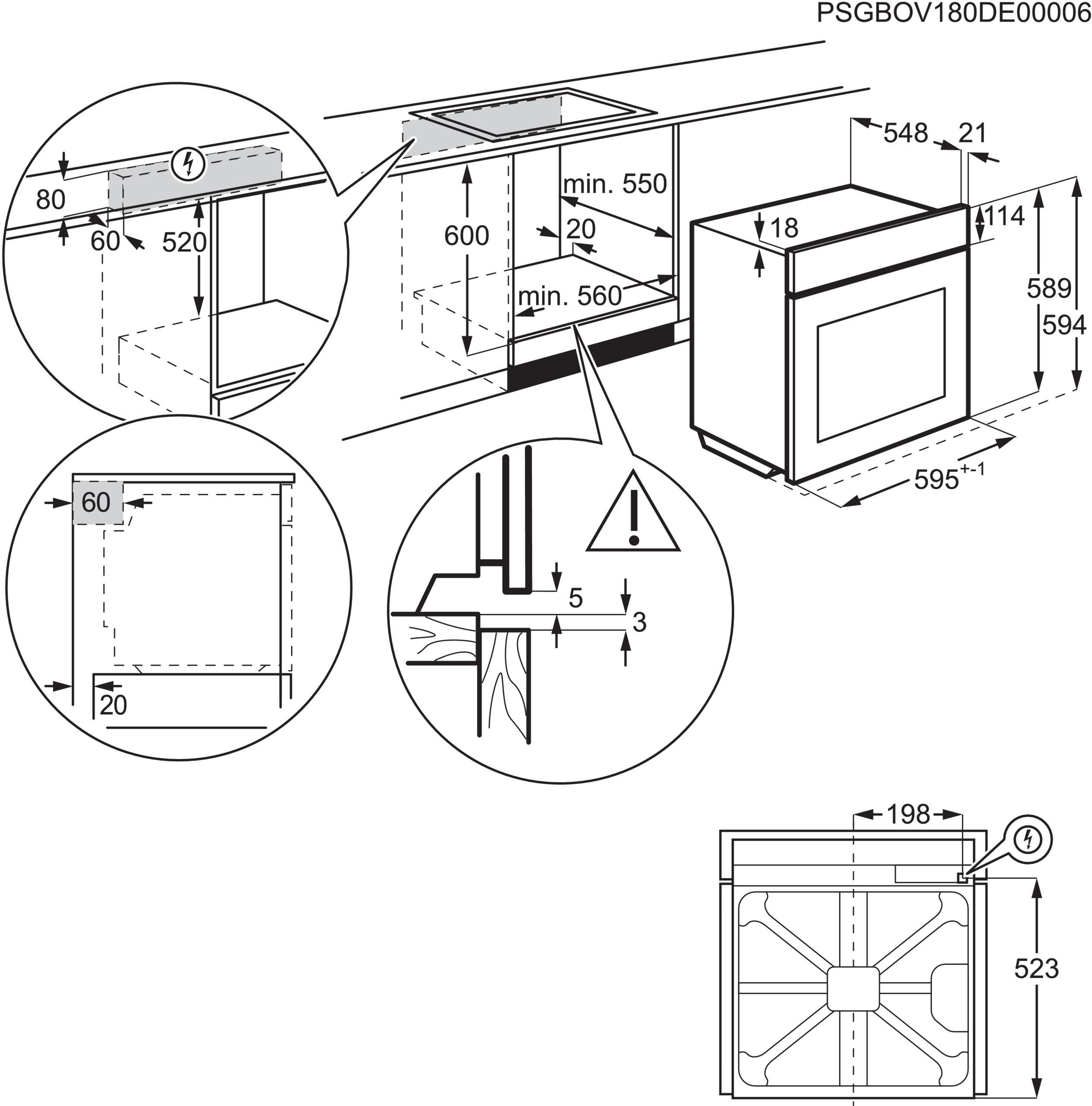 Orkaitė Electrolux EOE8P39WX