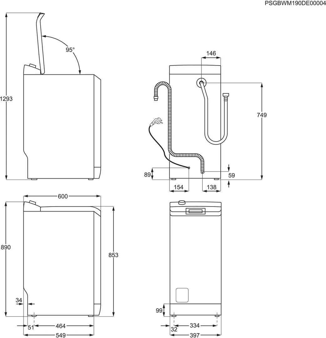 Skalbimo Mašina - Electrolux 6 Kg 1200 Aps./min. Balta