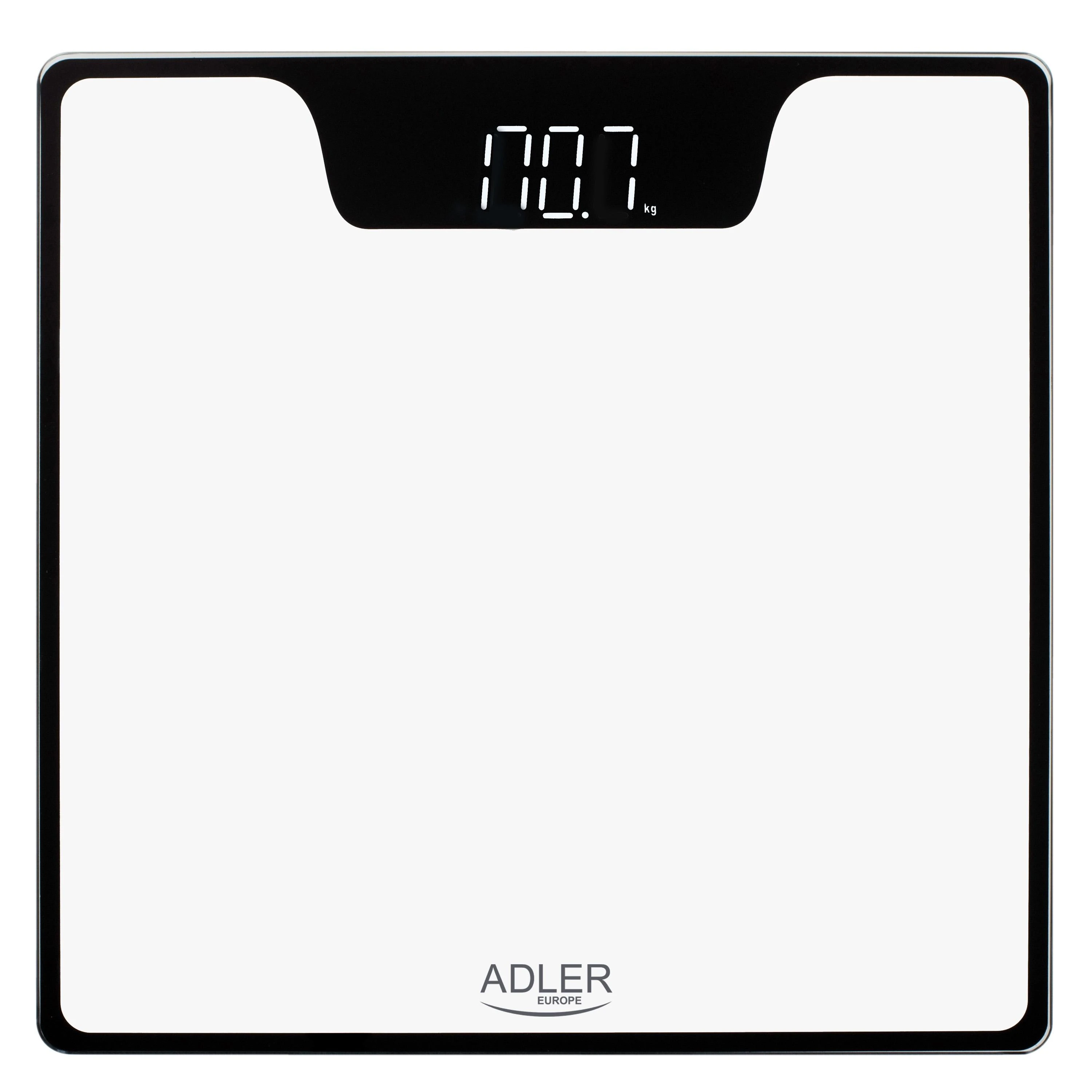 Adler | Vonios svarstyklės | AD 8174w | Didžiausias svoris (keliamoji galia) 180 kg | Tikslumas 100 g | Baltas