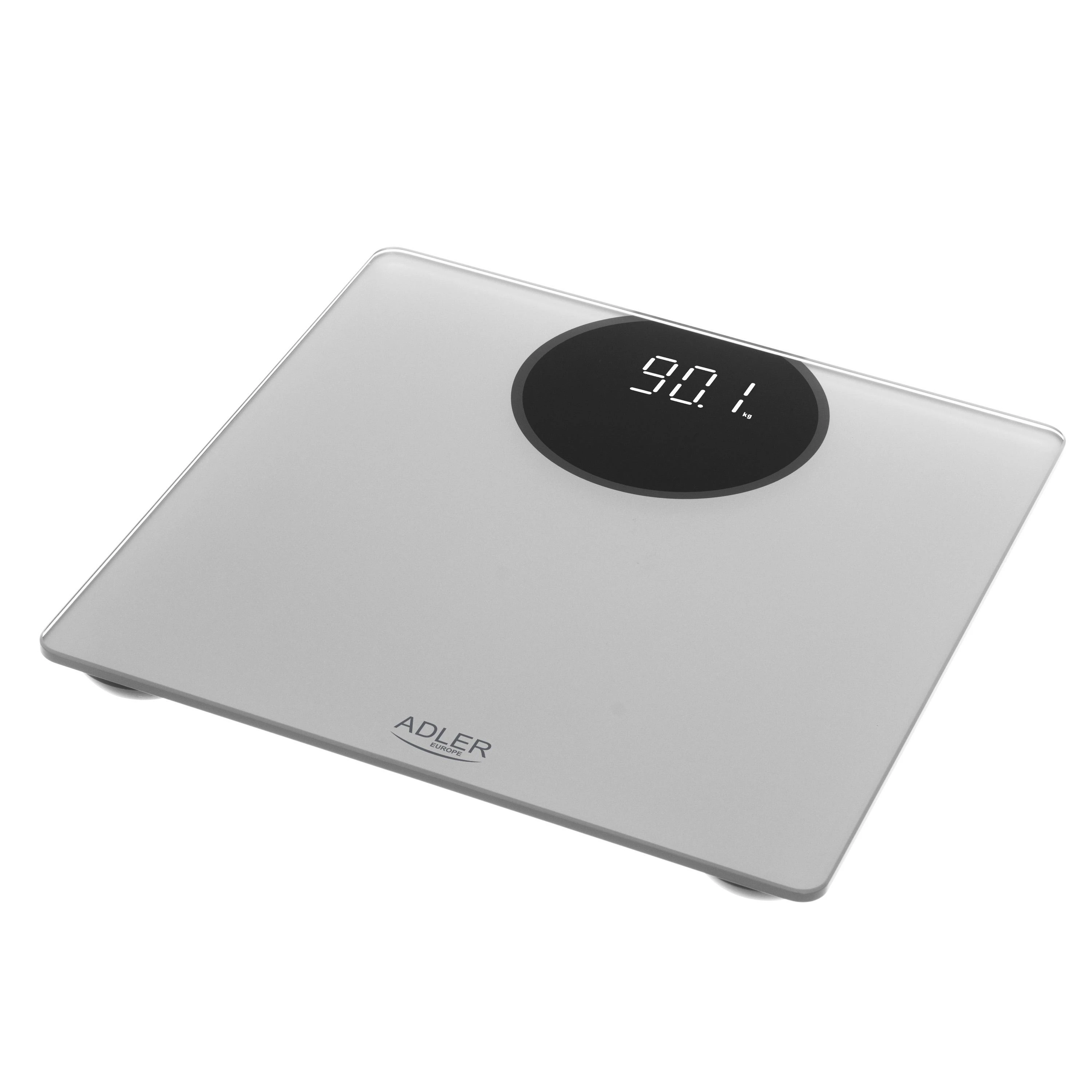 Adler | Vonios svarstyklės | AD 8175 | Didžiausias svoris (keliamoji galia) 180 kg | Tikslumas 100 g | sidabras