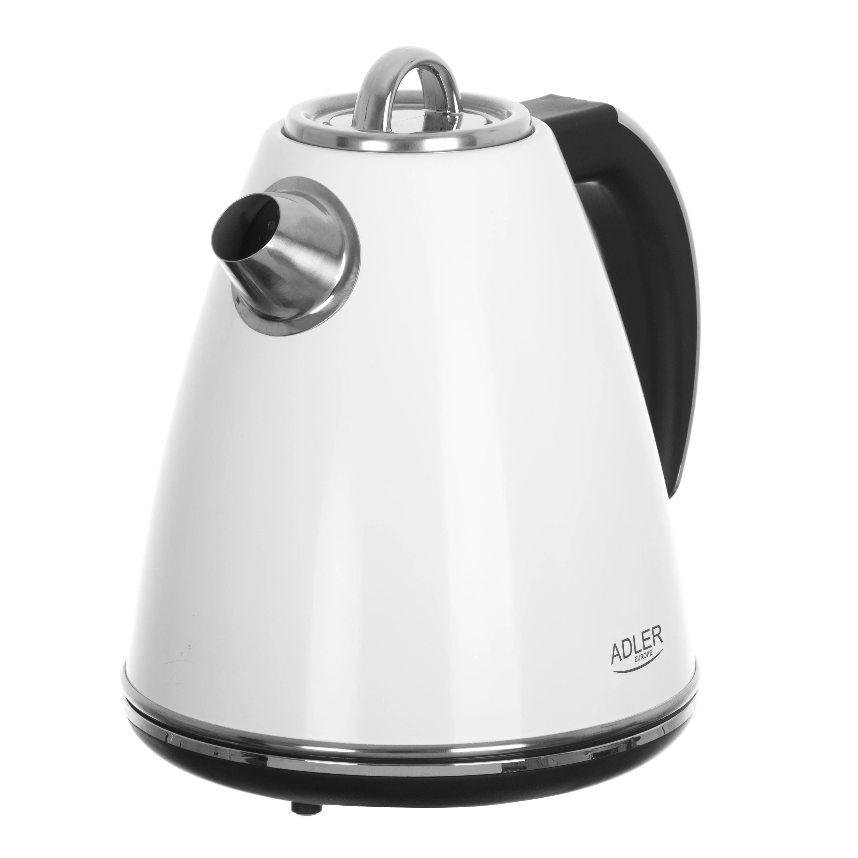 Adler | Virdulys | AD 1343 | Electric | 2200 W | 1.5 L | Nerūdijantis plienas | 360° rotational base | Baltas