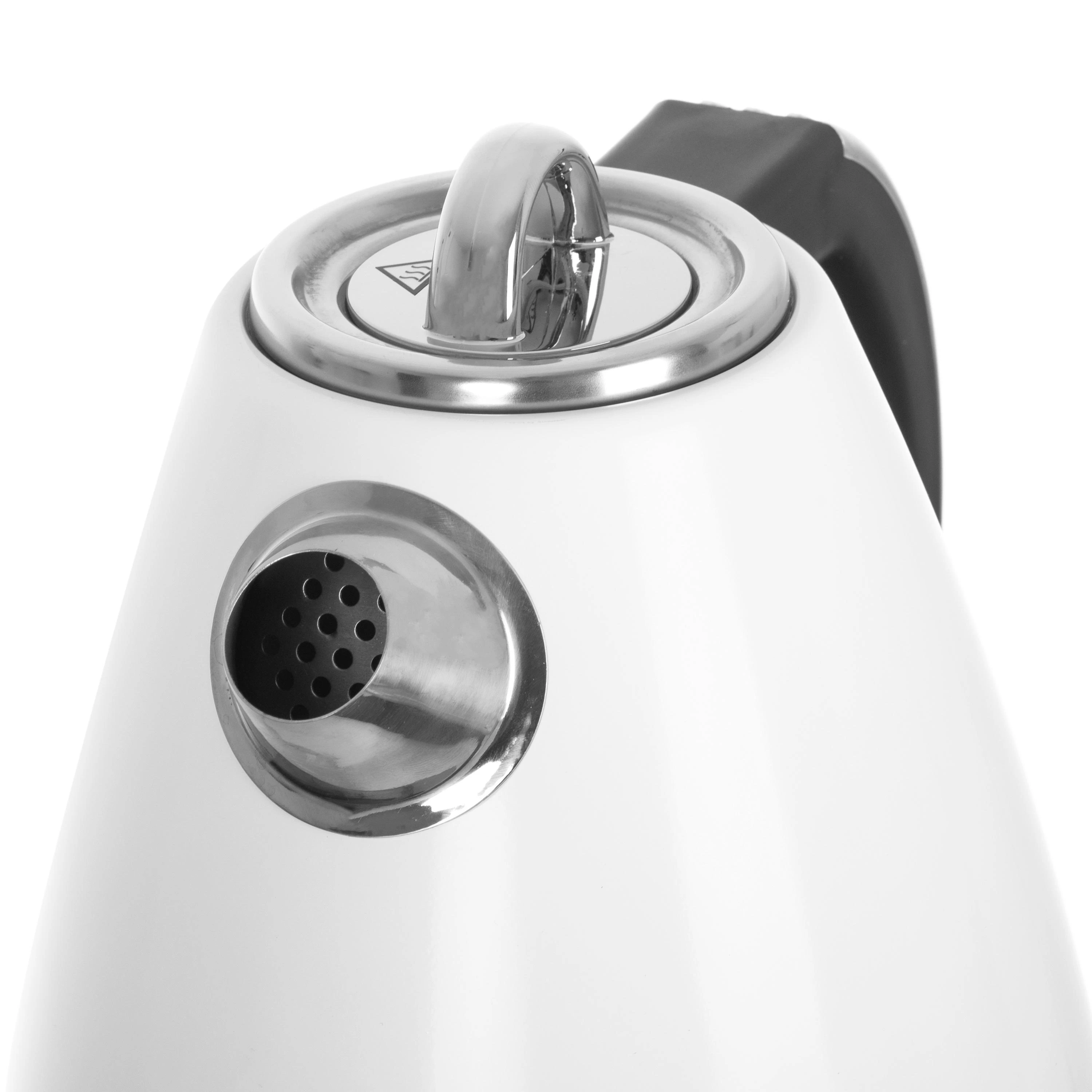 Adler | Virdulys | AD 1343 | Electric | 2200 W | 1.5 L | Nerūdijantis plienas | 360° rotational base | Baltas