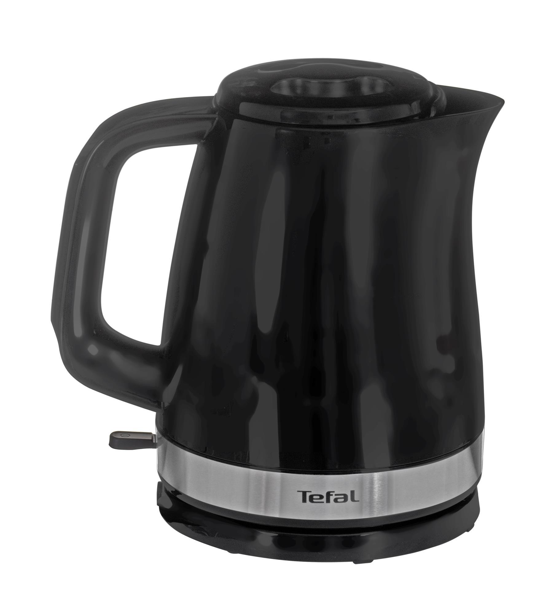 TEFAL | Virdulys | KO150F30 Delfini Vision | Electric | 2400 W | 1.5 L | Plastic | 360° rotational base | Juodas/Nerūdijantis plienas