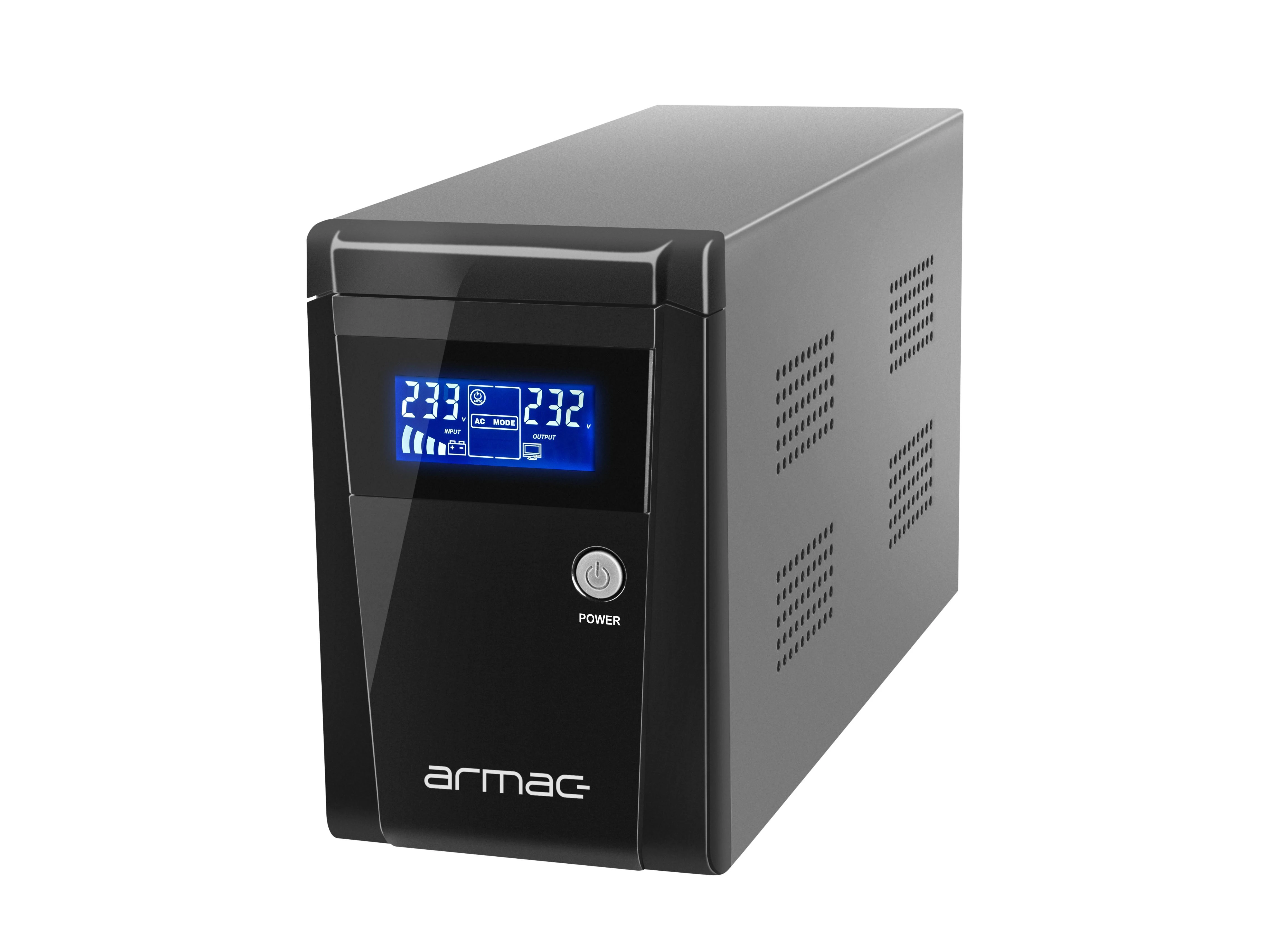 ARMAC O/1500F/LCD Armac UPS OFFICE Line-Interactive 1500F LCD 3x SCHUKO 230V OUT, USB