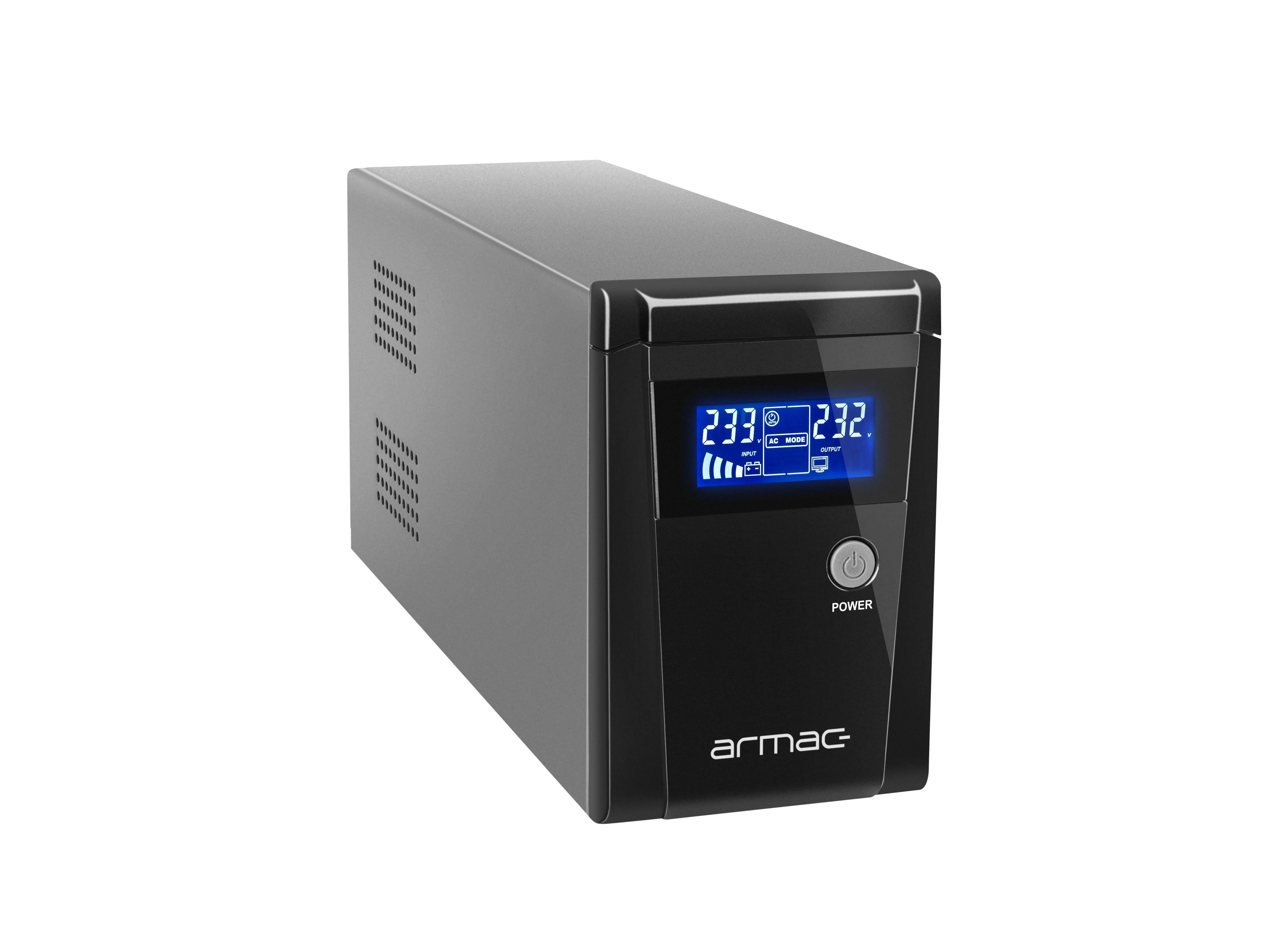 ARMAC O/650F/LCD Armac UPS OFFICE Line-Interactive 650F LCD 2x SCHUKO 230V OUT, USB