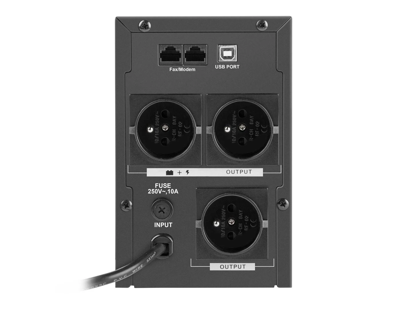 ARMAC O/1000E/LCD Armac UPS OFFICE Line-Interactive 1000E LCD 3x 230V PL OUT, USB
