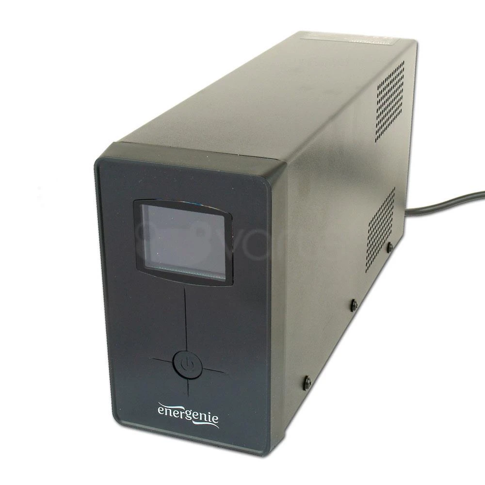 Gembird Energenie | UPS su USB ir LCD ekranu, Juodas | 850 VA | 220 V