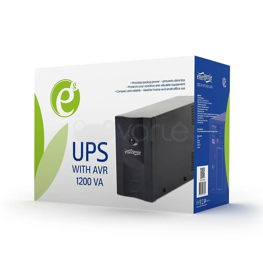 Gembird EnerGenie | UPS UPS-PC-1202AP | 1200 VA | 220 V | 220 V