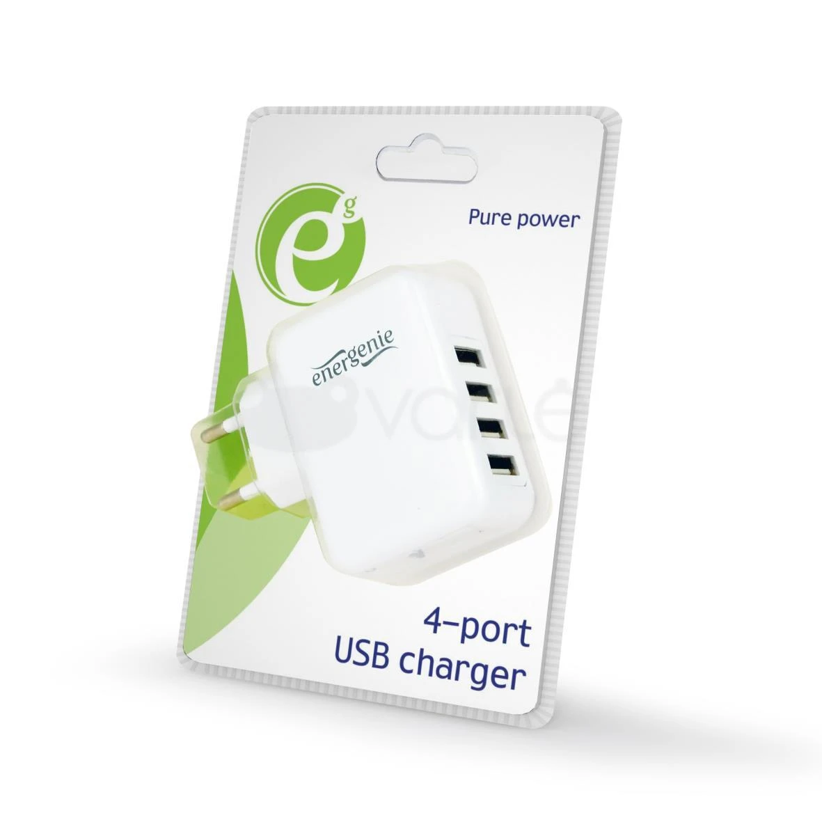 Gembird Energenie universalus USB kroviklis 3.1A baltas