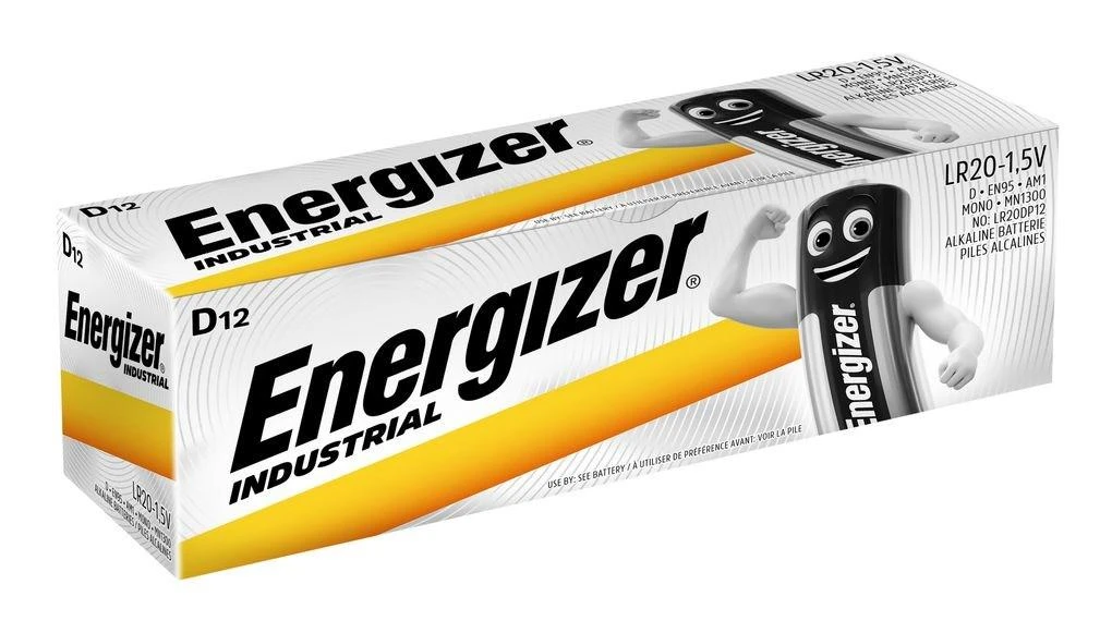 Baterija - Energizer Industrial D Alkaline LR20 1.5V 12-vnt.