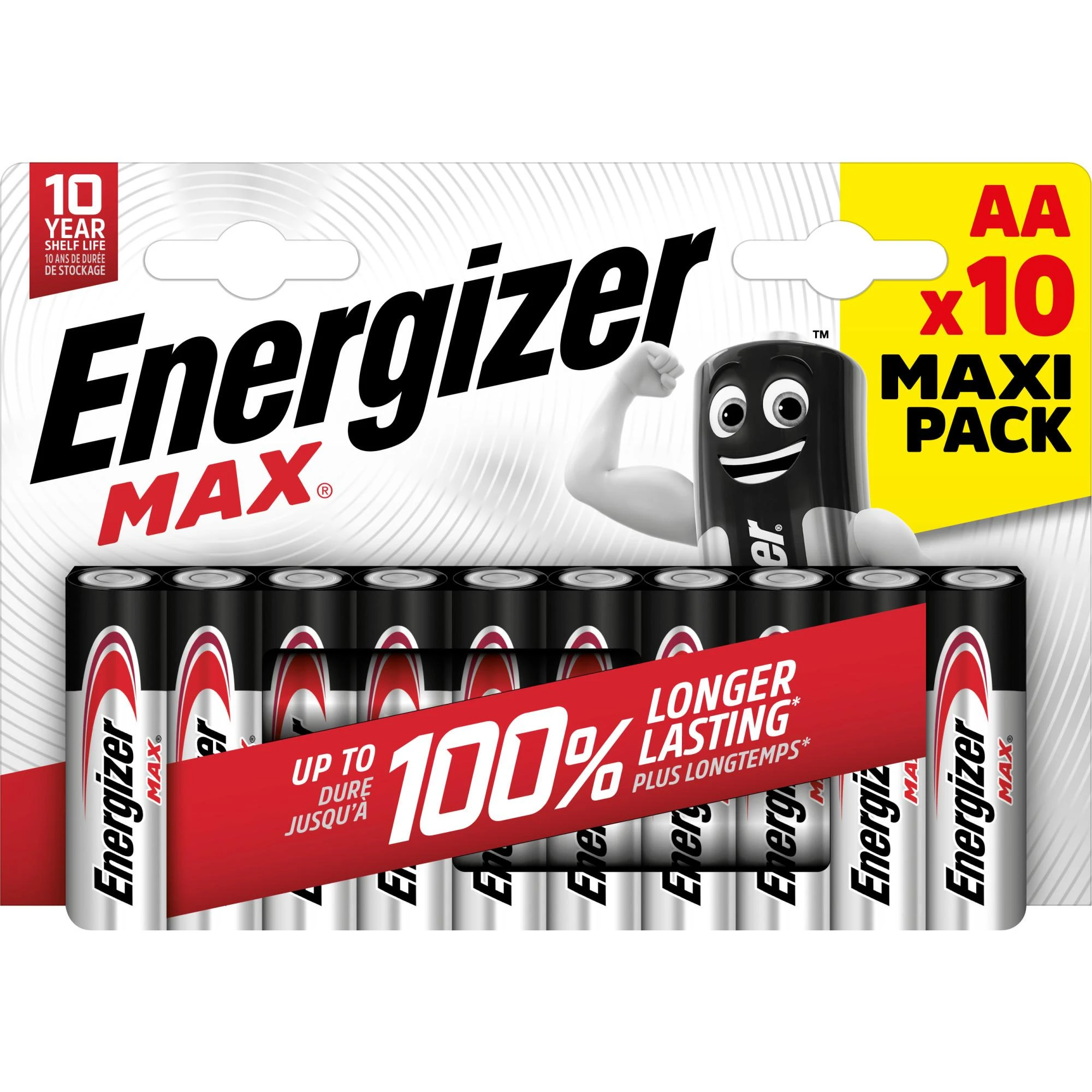 Baterija - Energizer Max AA LR6 10 Vnt.