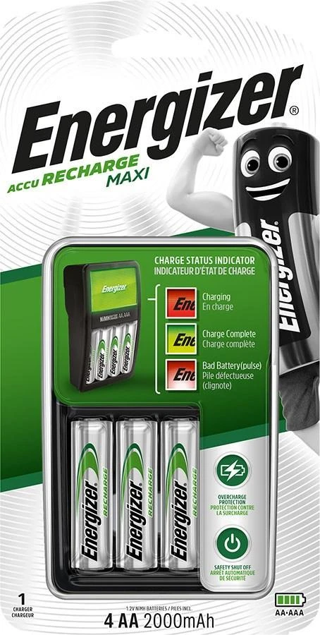 Energizer ENERGIZORIAUS ĮKROVIKLIS MAXI + 4AAPOWERPLUS
