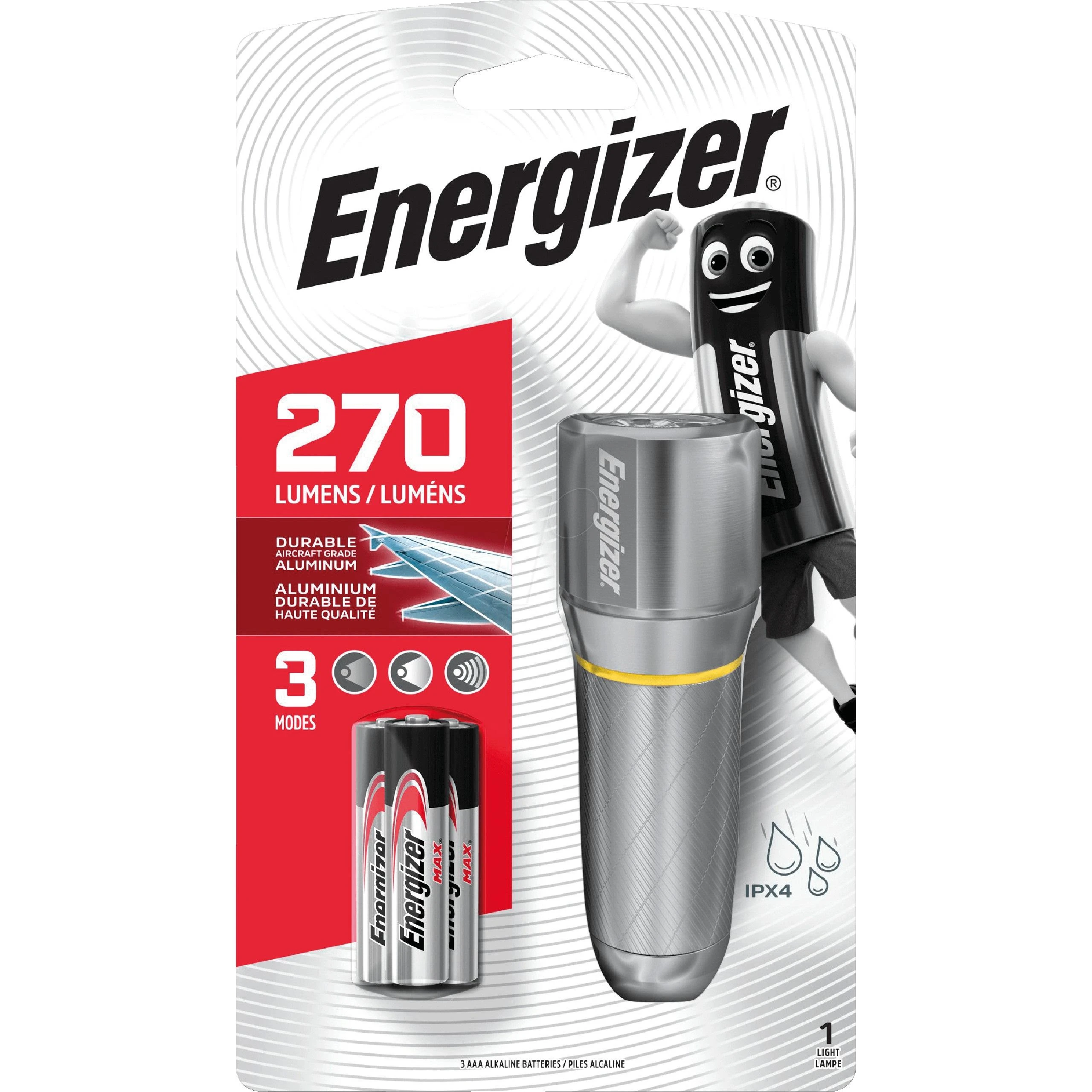 Energizer Vision HD Metal 3AAA - 270 Lumens