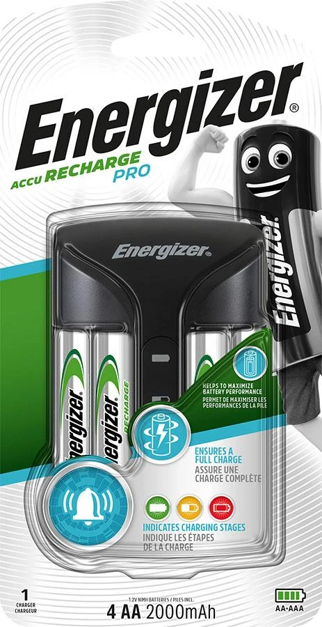 ENERGIZER Pro pakrovėjas 4X2000 mAhs