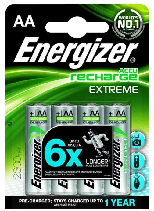 Energizer Extreme AA baterijos pakuotė