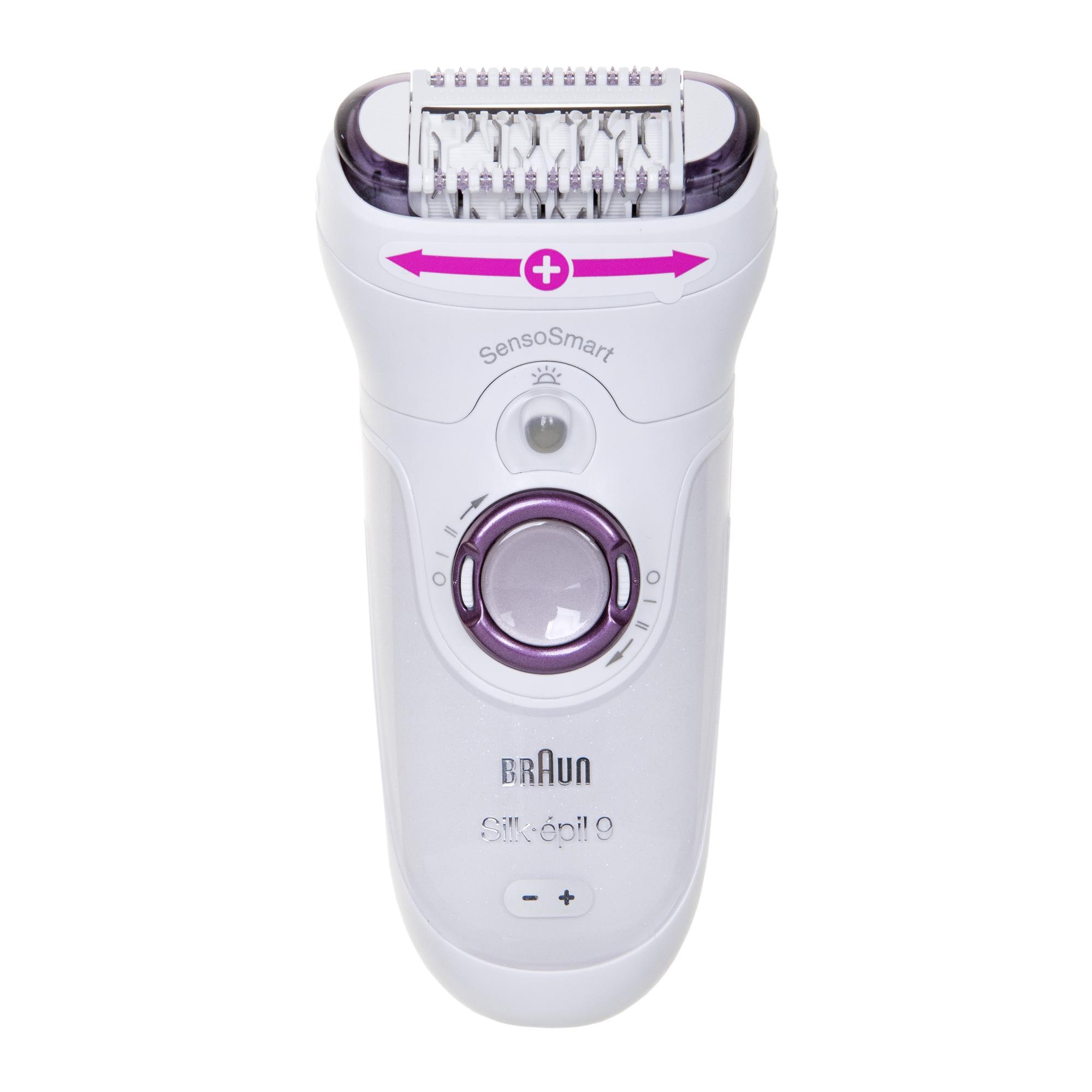 Braun Silképil 9 SensoSmart 9 / 700 Violetinė, Balta 40 pincetai