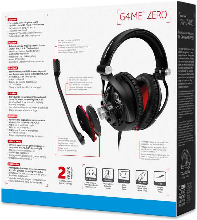 Ausinės EPOS | SENNHEISER GAME ZERO | Varle.lt