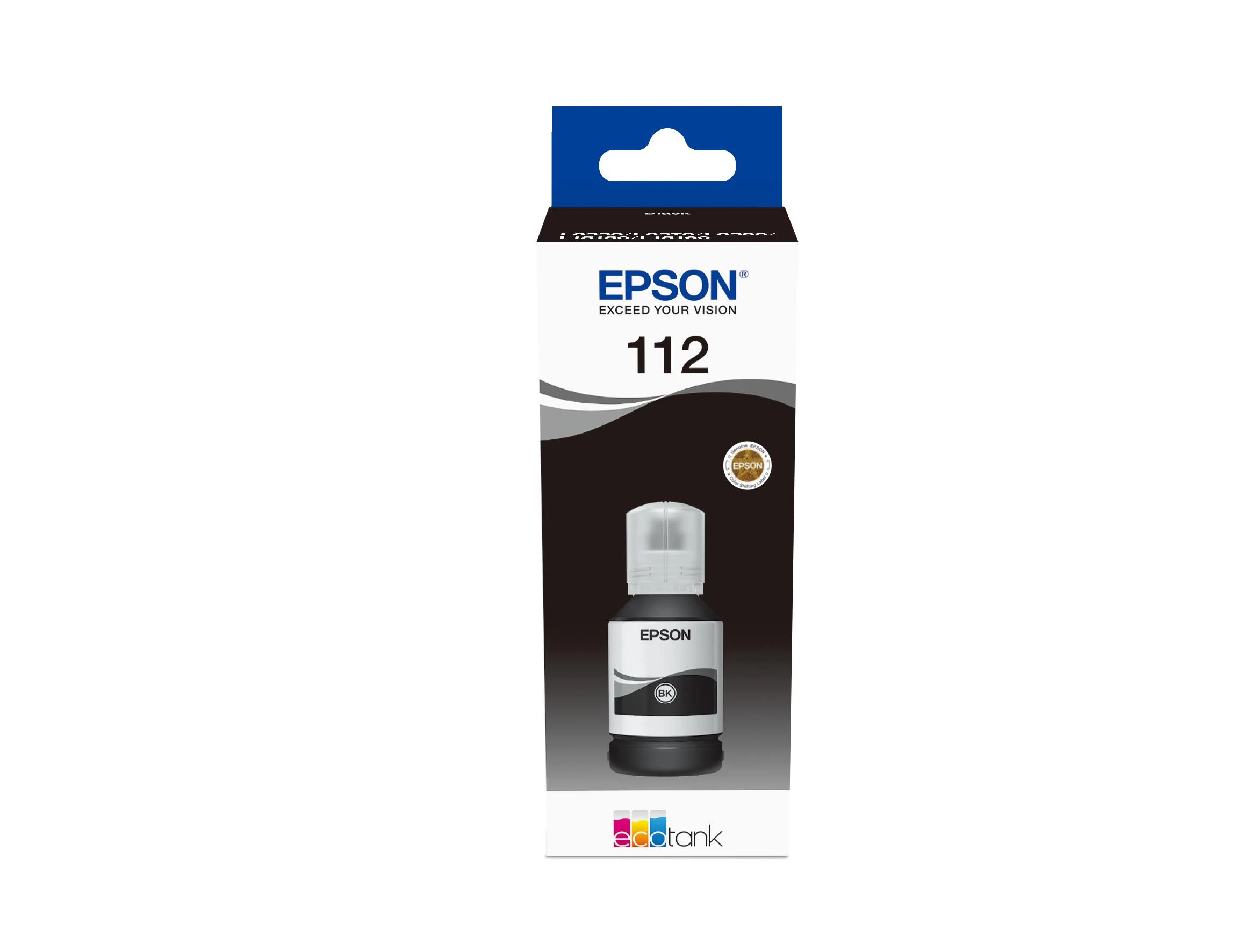Epson 112 EcoTank pigmentas | C13T06C14A | Rašalo butelis | Juodas