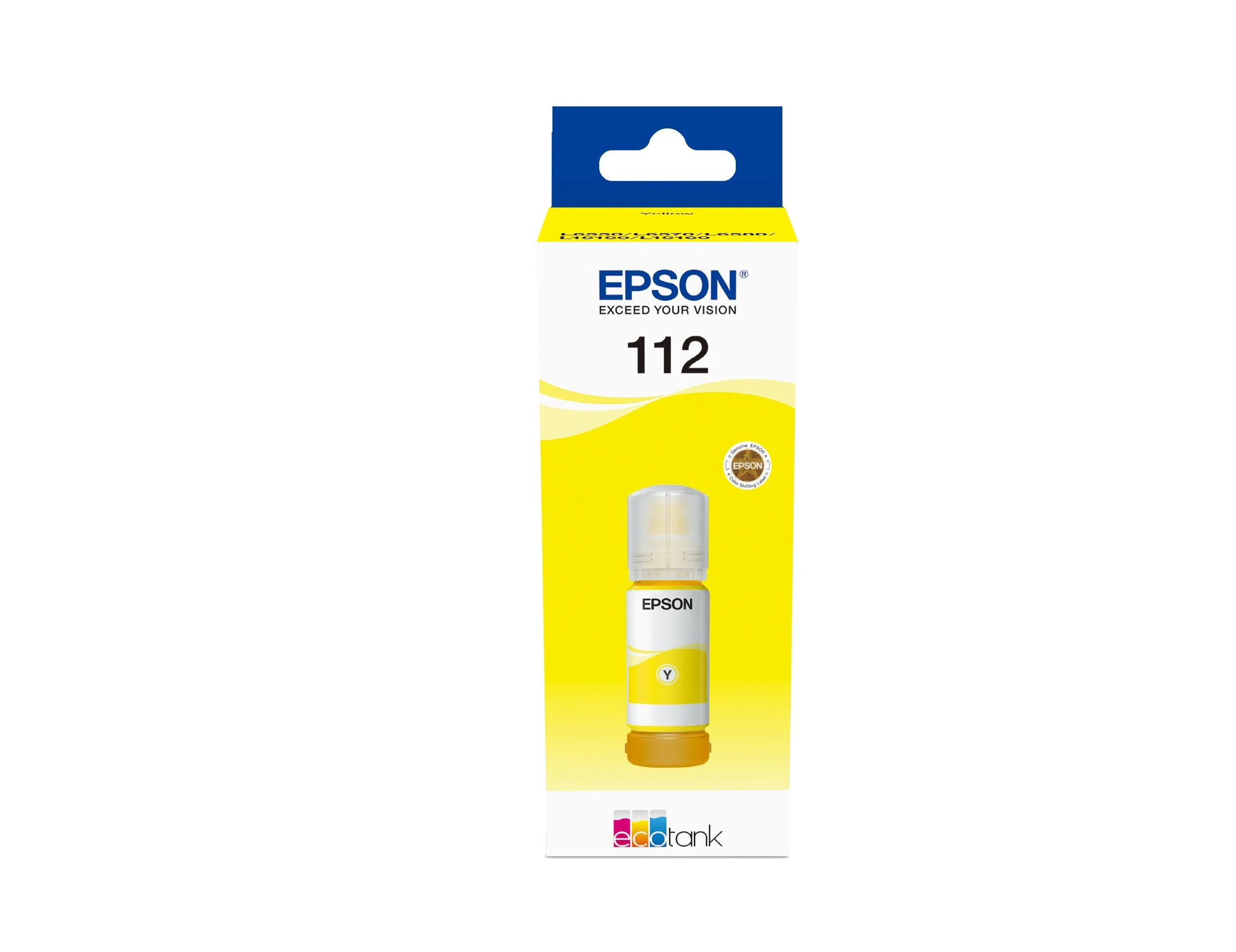 Epson 112 EcoTank pigmentas | C13T06C44A | Rašalo butelis | Geltona