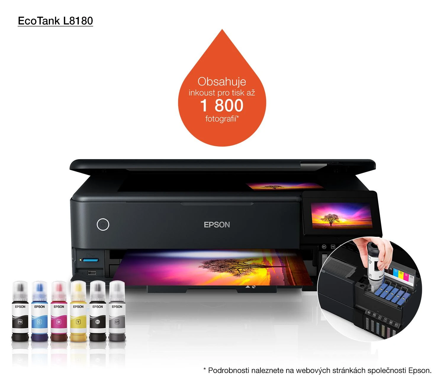 Spausdintuvas Epson EcoTank L8180