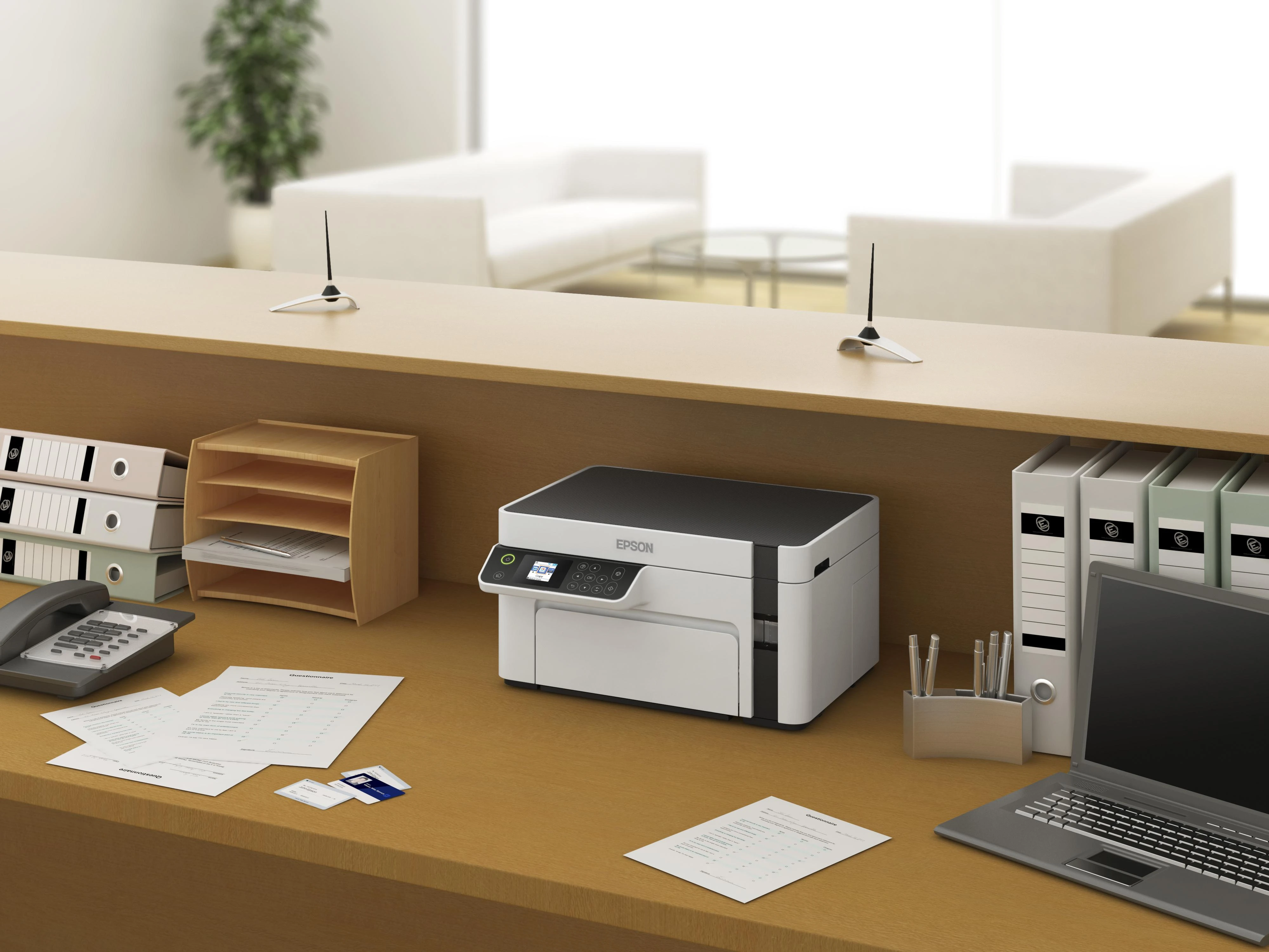 Epson | Daugiafunkcinis compact spausdintuvas | EcoTank M2120 | Inkjet | Mono | A4 | Wi-Fi | Baltas