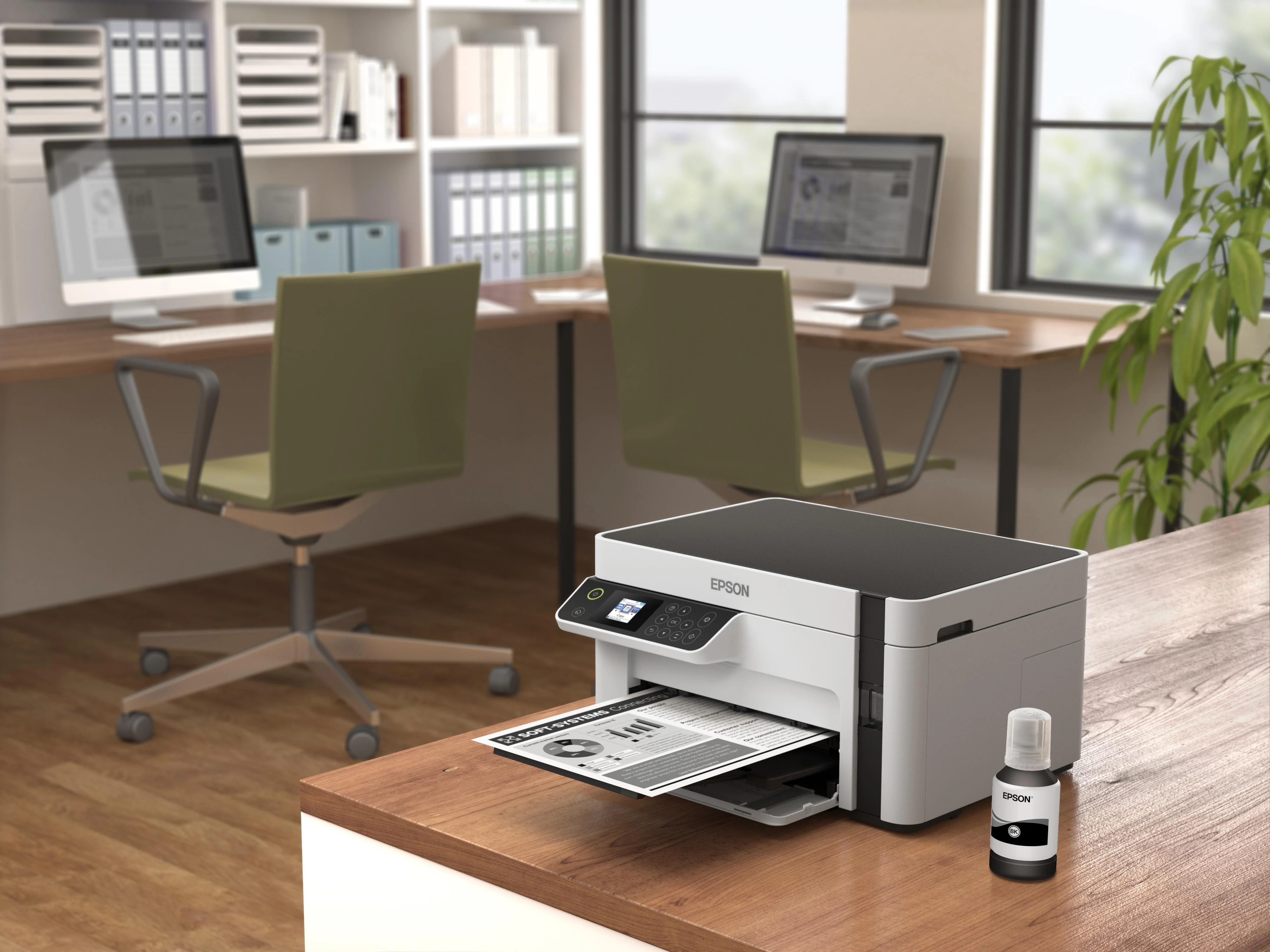 Epson | Daugiafunkcinis compact spausdintuvas | EcoTank M2120 | Inkjet | Mono | A4 | Wi-Fi | Baltas
