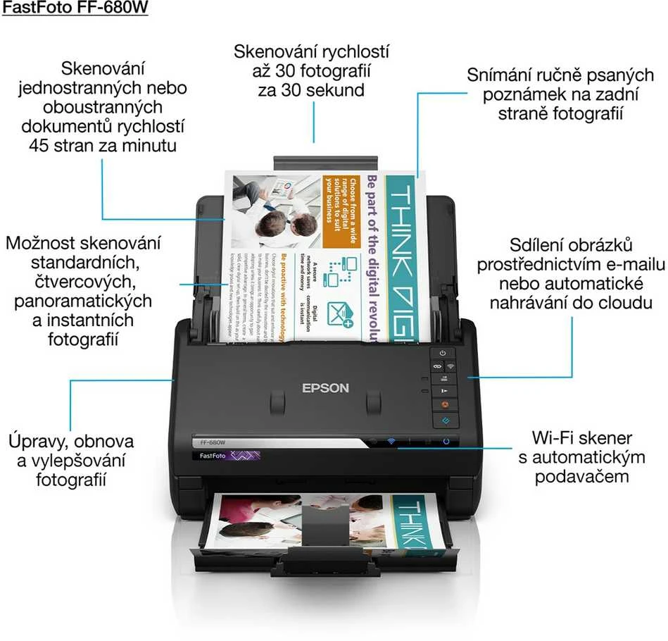 Skeneris EPSON FastFoto FF-680W scanner