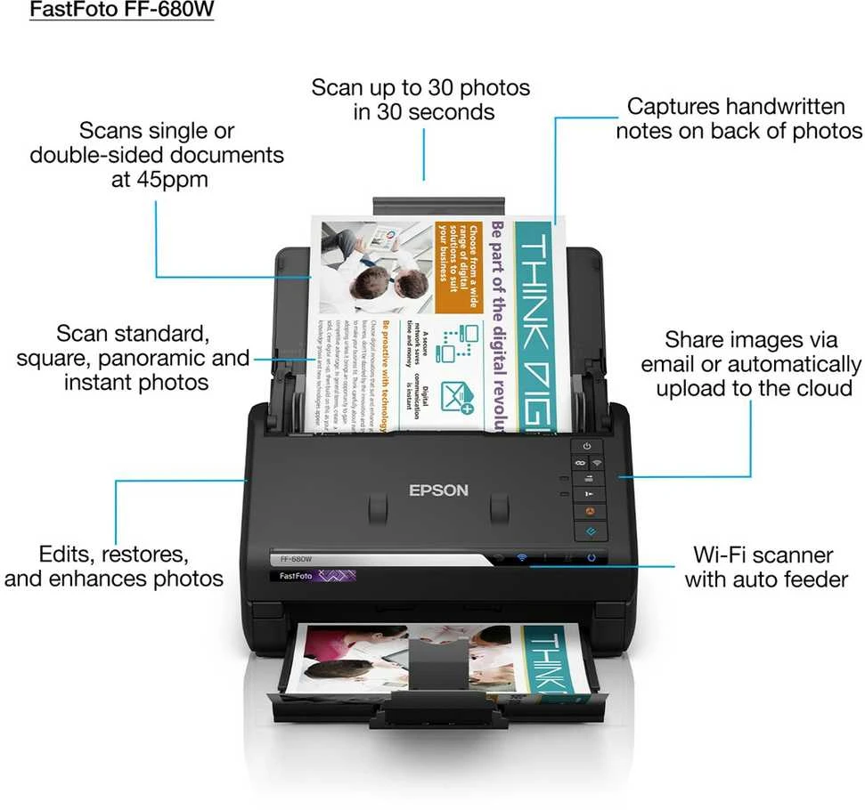 Skeneris EPSON FastFoto FF-680W scanner