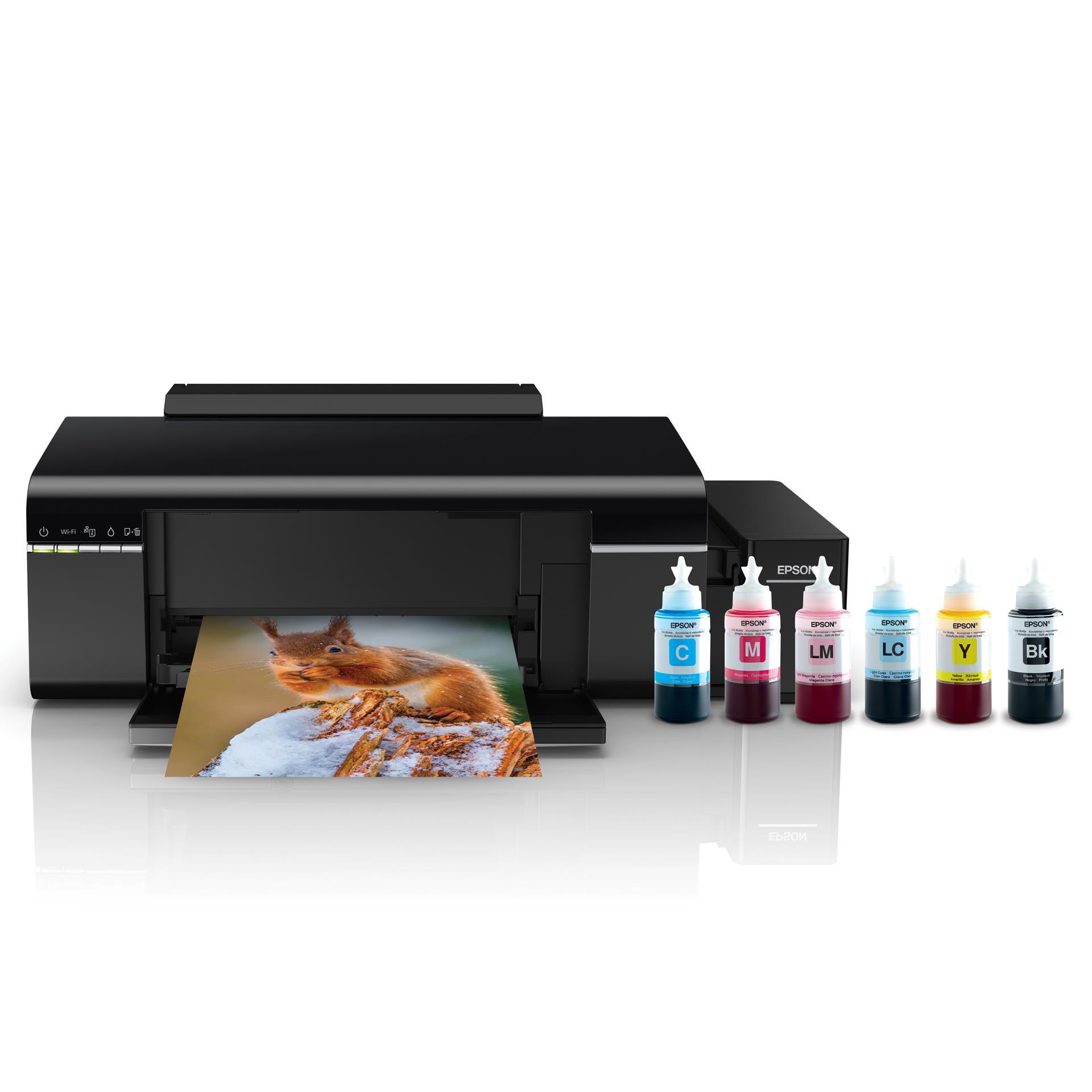 Epson L L805 Spalvotas, Inkjet, Photo Spausdintuvas, Wi-Fi, A4, Juodas |  Varle.lt