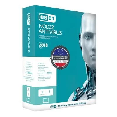 ESET NOD32 Antivirus BOX 1 - desktop - licencja na 3 metai
