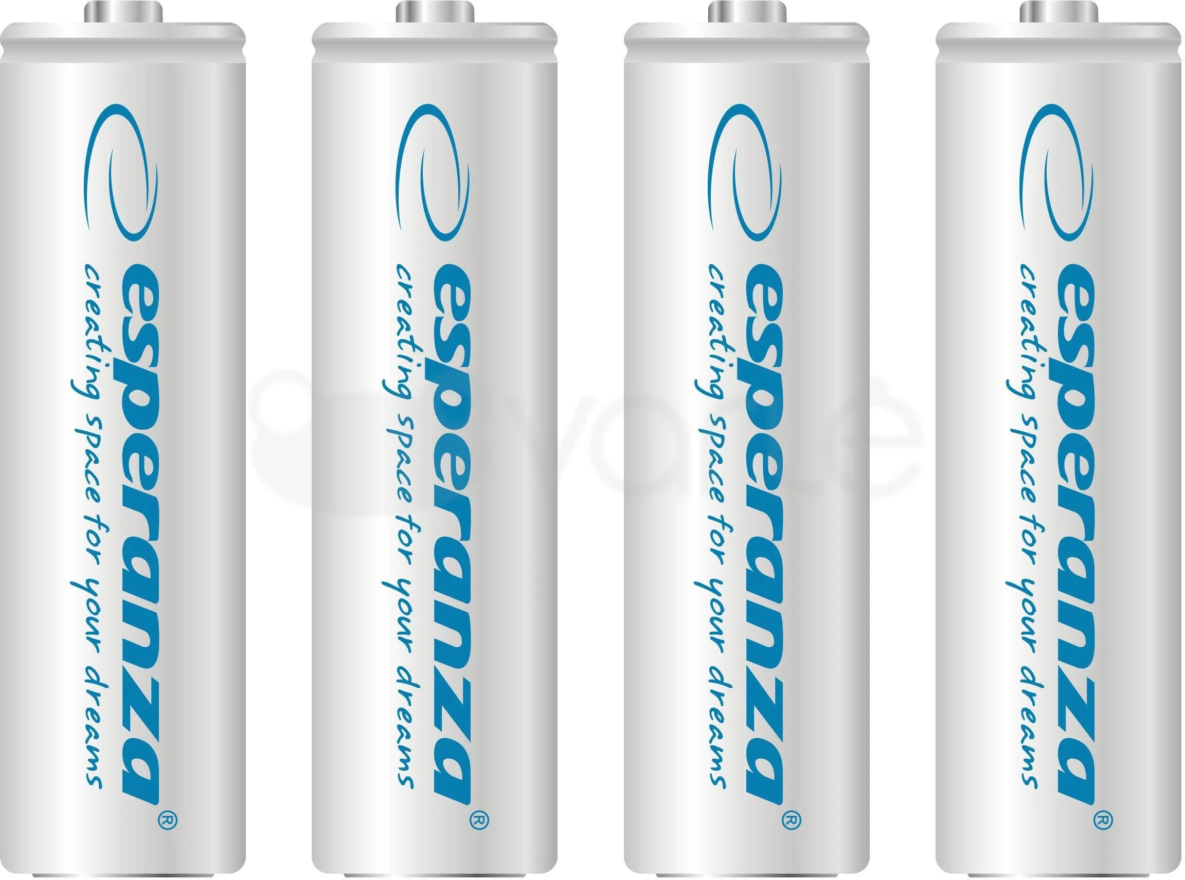 Esperanza EZA104W Įkraunama baterija Ni-MH AA 2000MAH x4
