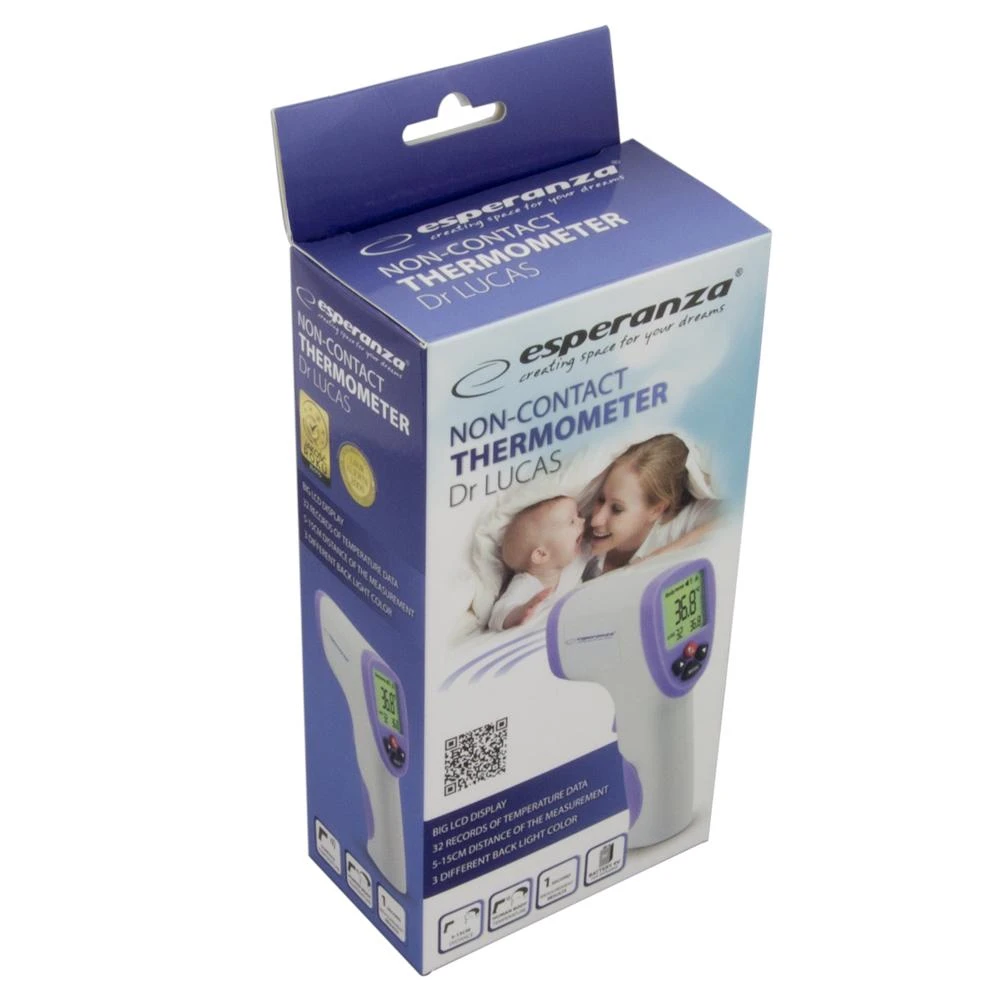 Bekontaktis termometras Esperanza Dr Lucas ECT002