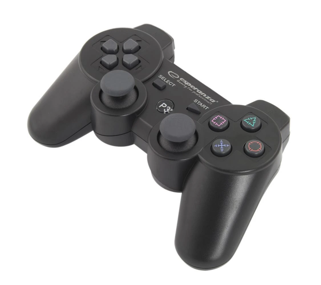 Gamepad wireless Esperanza EGG109K (PS3, juodos spalvos)