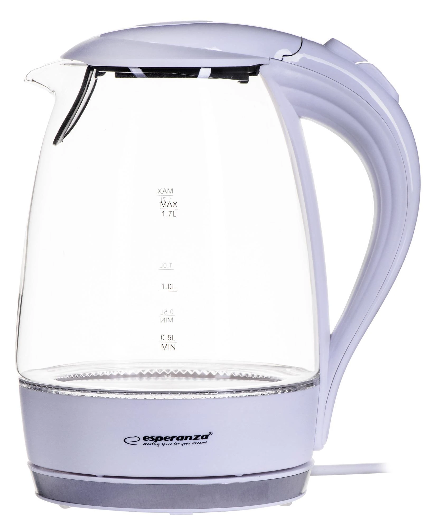 Virdulys electric Esperanza Salto Angel EKK011W (2200W 1.7l, baltos spalvos)