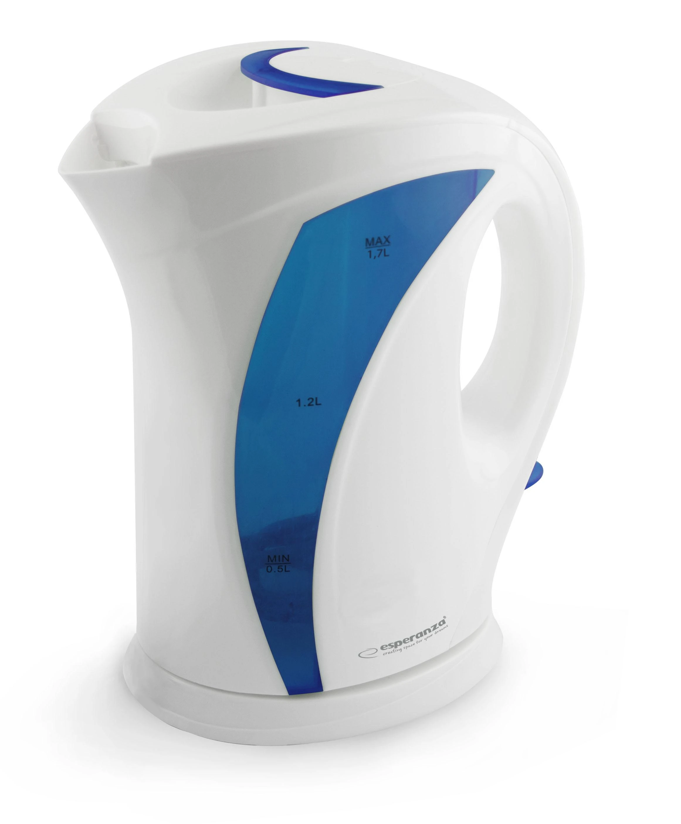 Virdulys electric Esperanza Iguazu EKK018B (2200W 1.8l, mėlynas color)