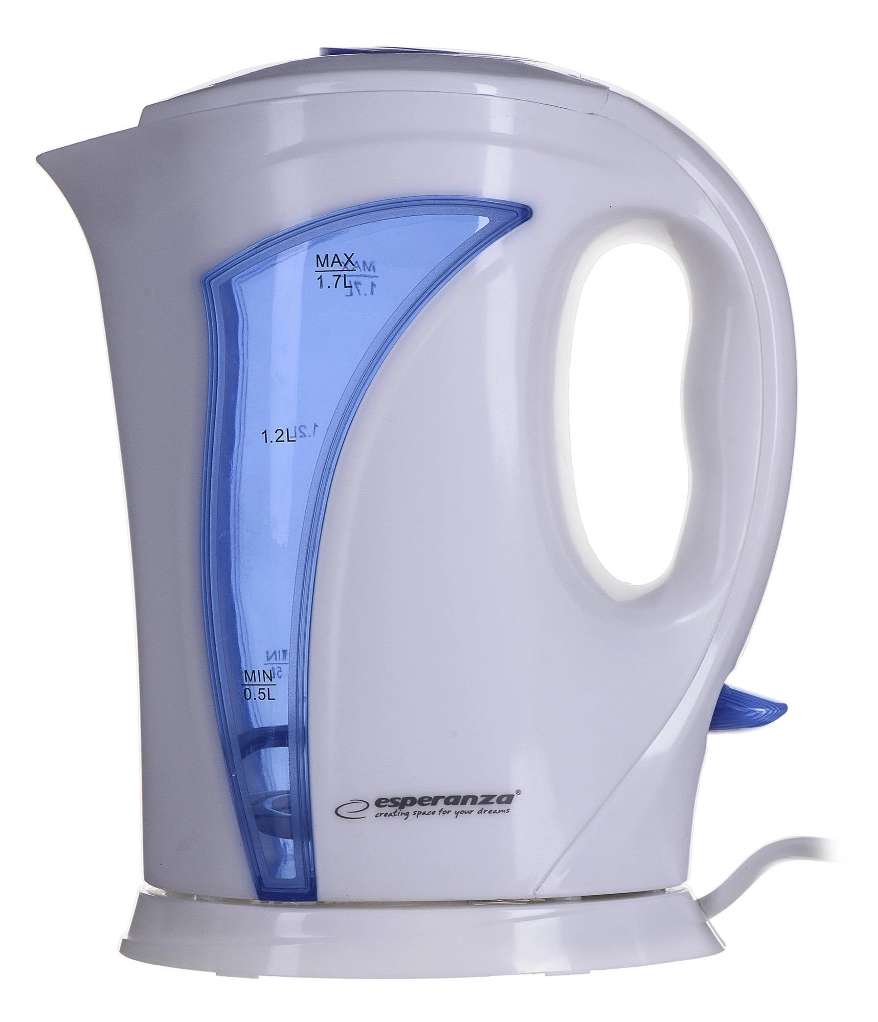 Virdulys electric Esperanza Iguazu EKK018B (2200W 1.8l, mėlynas color)