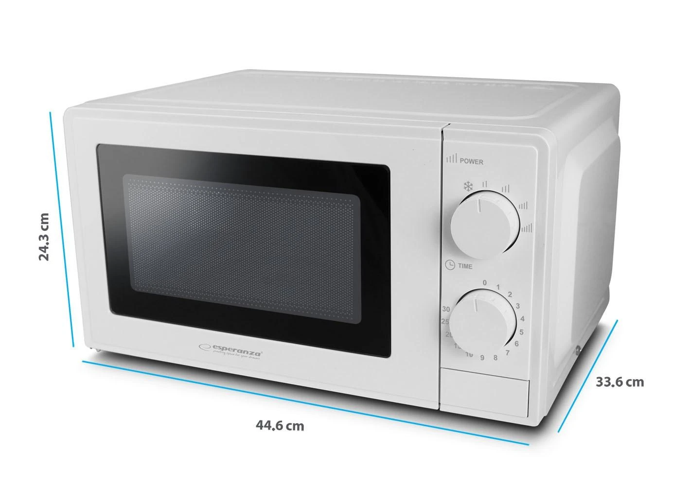 Sencor Mikrobangų krosnelė Esperanza EKO011W , 700W balta