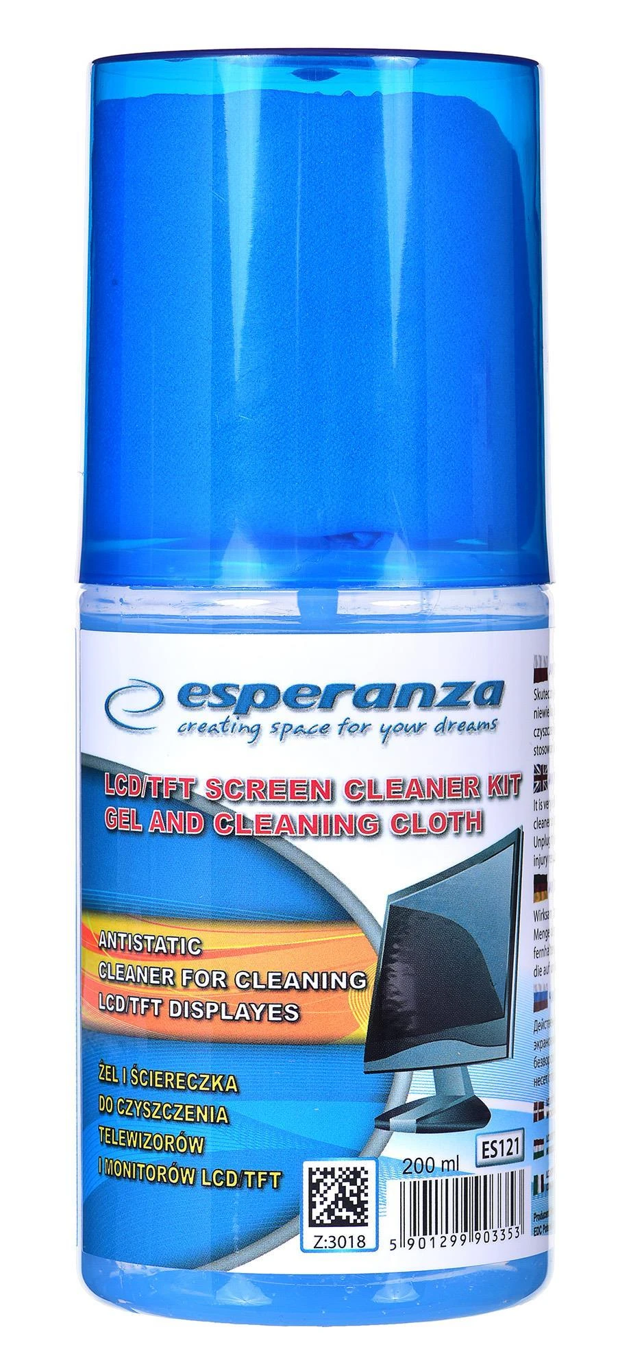 Valiklis Esperanza Rinkinys LCD/TFT ekranų valymui