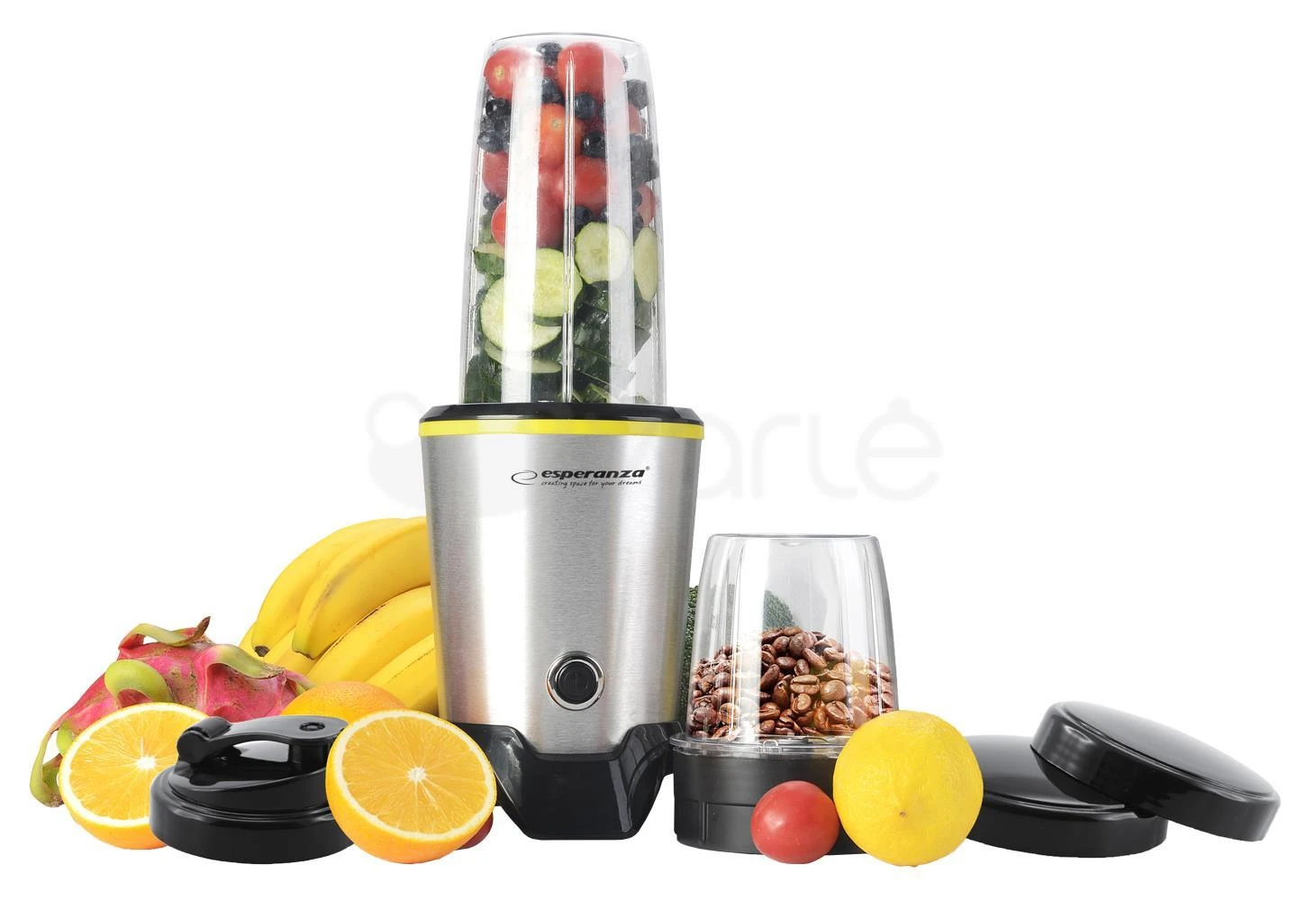 Kokteilinė Esperanza Nutri Master EKM028, Sidabrinės/Juodos spalvos