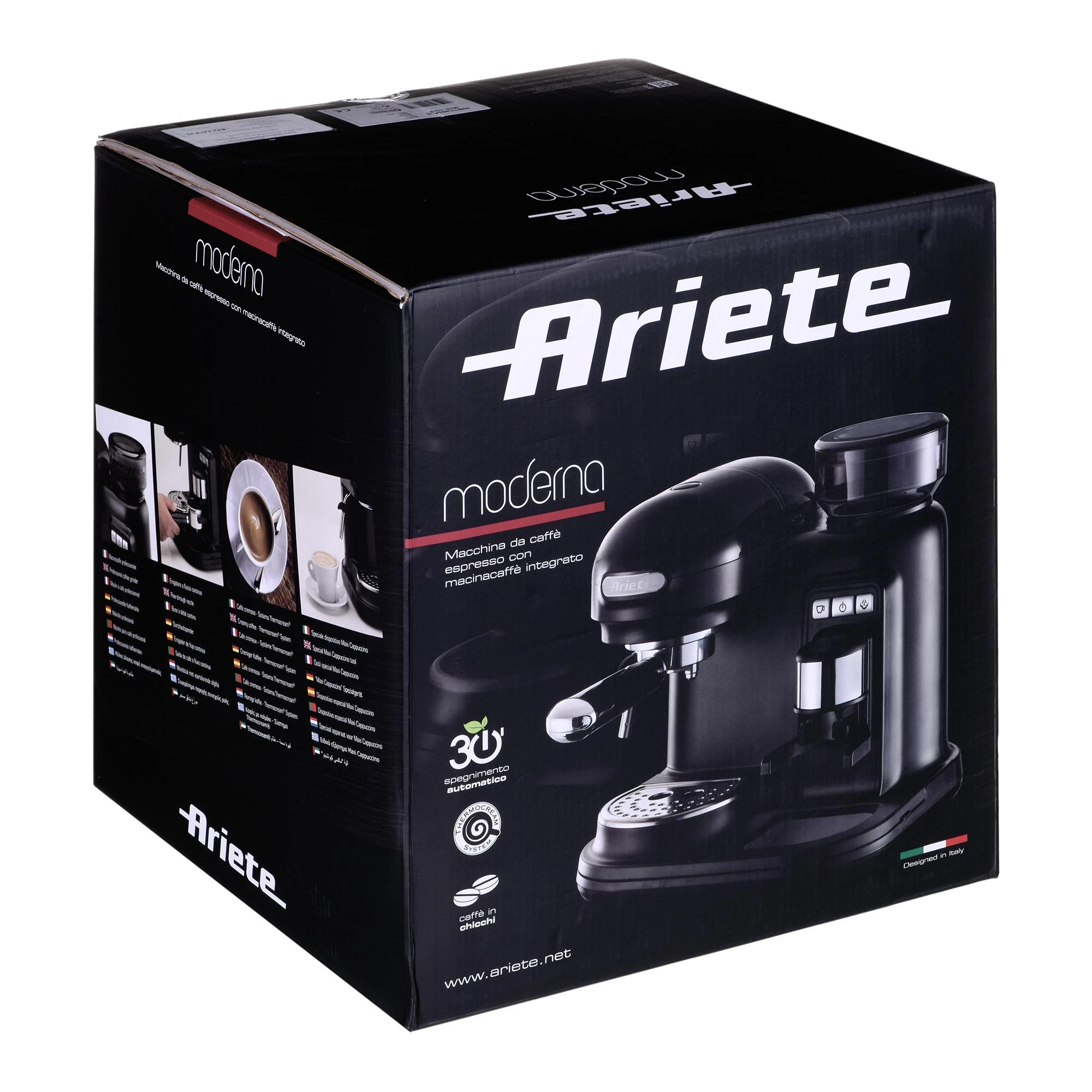1318 Ariete Moderna Espresso Juodas kavos aparatas