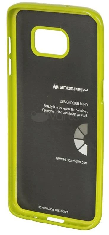 Mercury Dėklas Jelly Case, skirtas Samsung S7 Edge, Geltonas