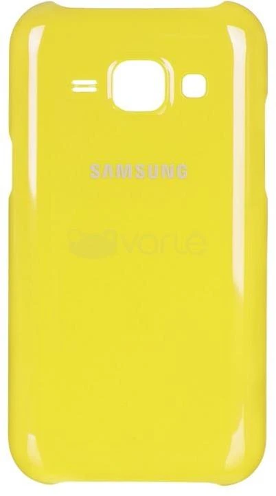 Samsung Galaxy J1 apsauginis dėklas (Geltonas)