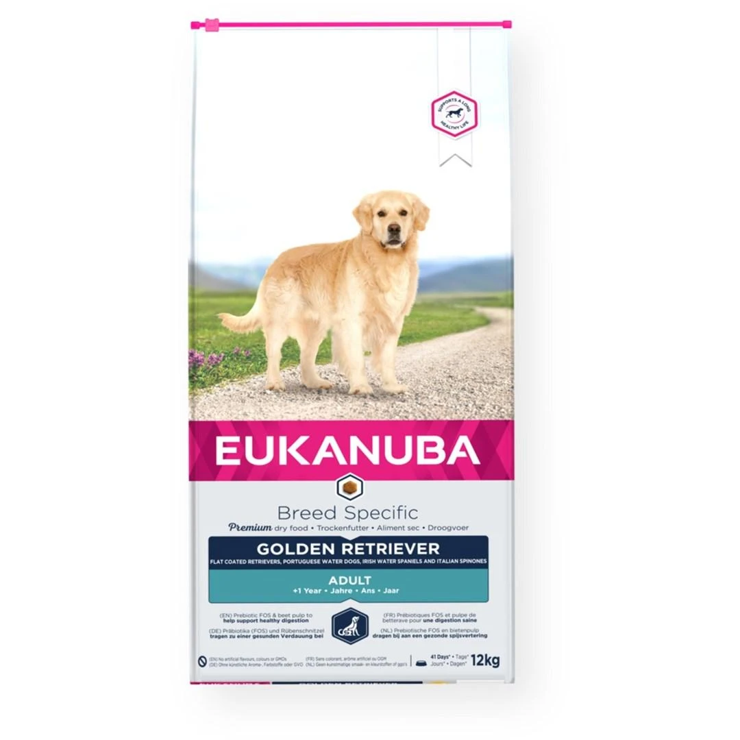 Eukanuba Adult Golden Retriever sausas maistas auksaplaukiams retriveriams 12kg