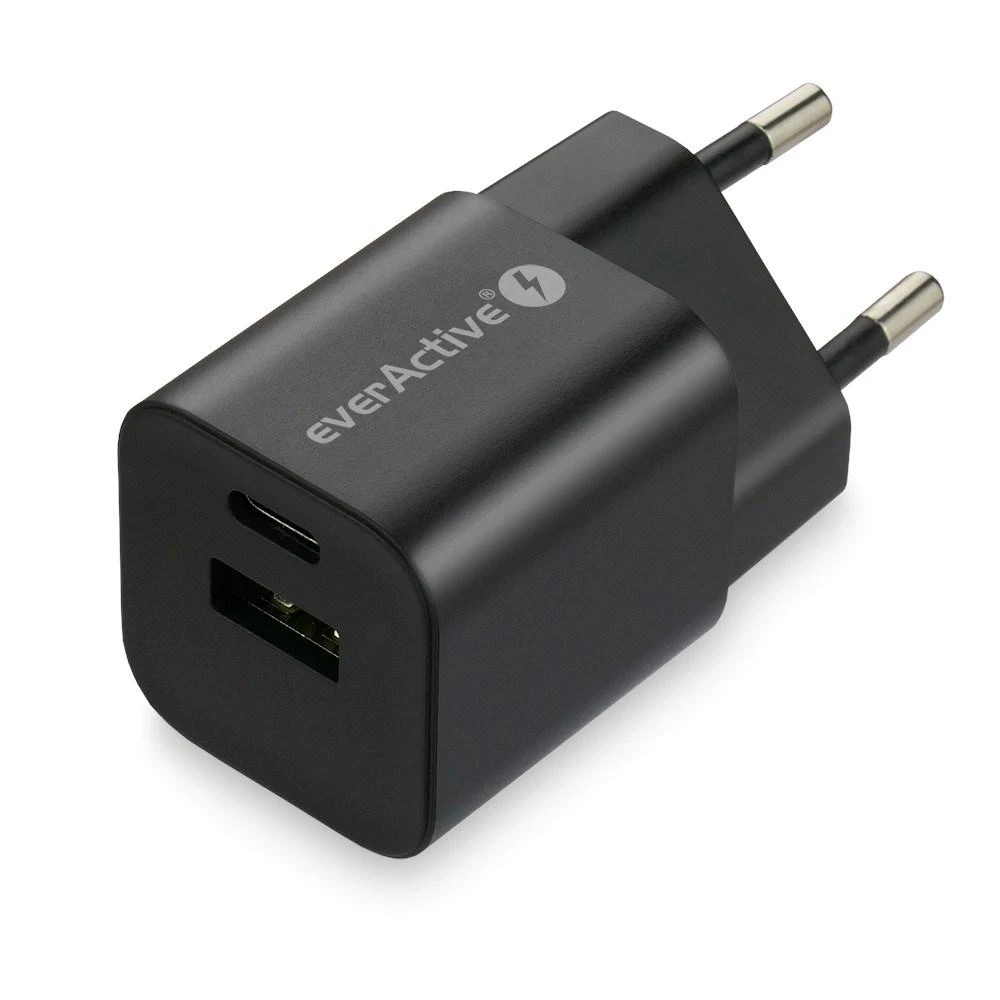 ład siec. everActive 30W 1xUSB 1xUSB-C SC-390QB