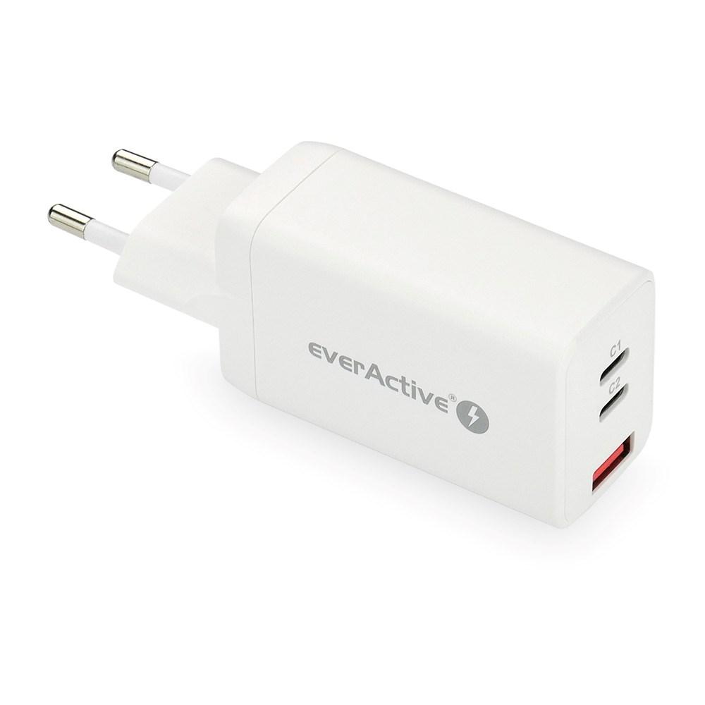everActive 5-20V USB QC 3.0 ir USB-C PD PPS QC4+ 65W GaN įkroviklis SC-650Q