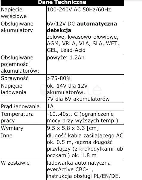 everActive kroviklio techninės specifikacijos